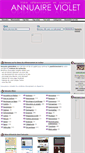 Mobile Screenshot of annuaire-violet.info